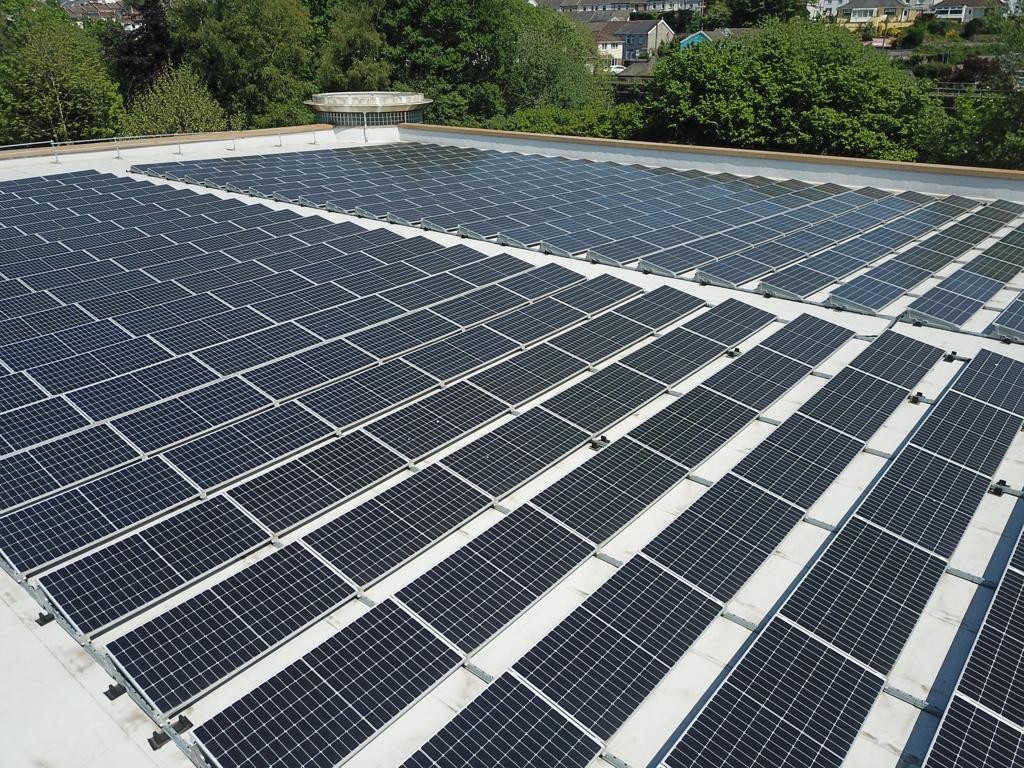 Commercial Solar Panel installation