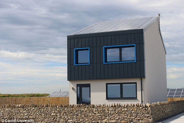 Renewable energy House built in south Wales using solar power