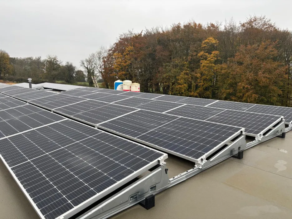 Flat Roof Solar Installation in Cheltenham