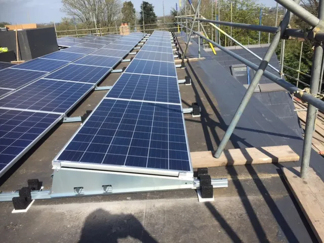 Solar PV Installation at Egham Hill Student Accommodation, London