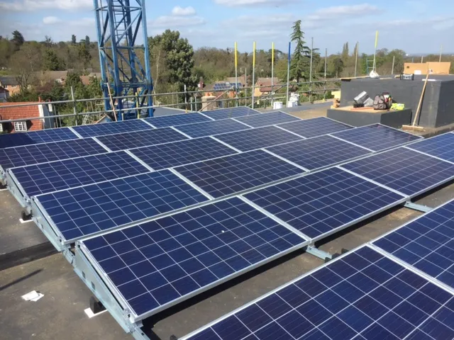 Solar PV Installation at Egham Hill Student Accommodation, London