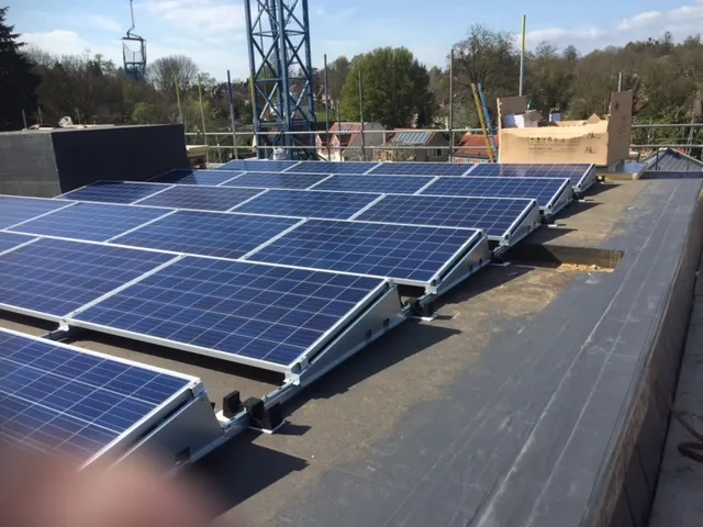 Solar PV Installation at Egham Hill Student Accommodation, London