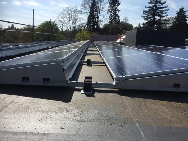Solar PV Installation at Egham Hill Student Accommodation, London