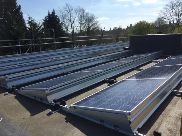 Solar PV Installation at Egham Hill Student Accommodation, London