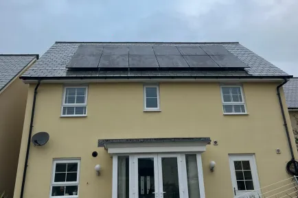 Slate Roof Solar Installation in Newton Abbot