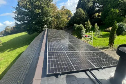 Slate Roof Solar Installation in Llantwit Major
