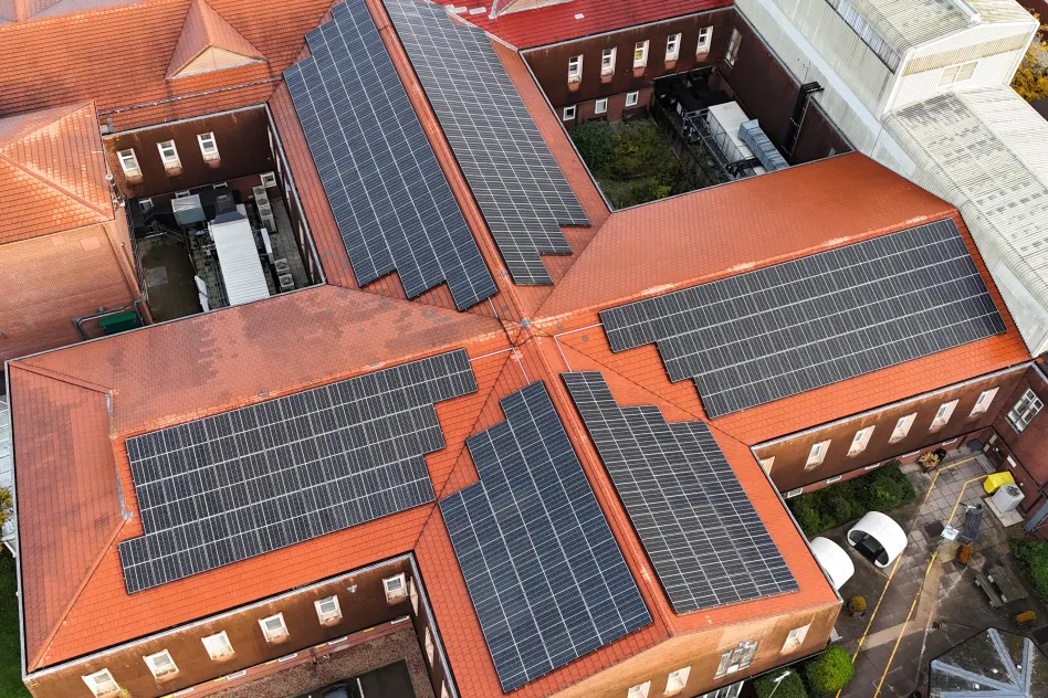 Warick Hospital New Solar PV Installation