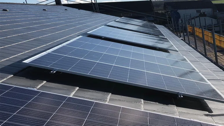 Commercial Solar panel-installation Priory Street Camarthen