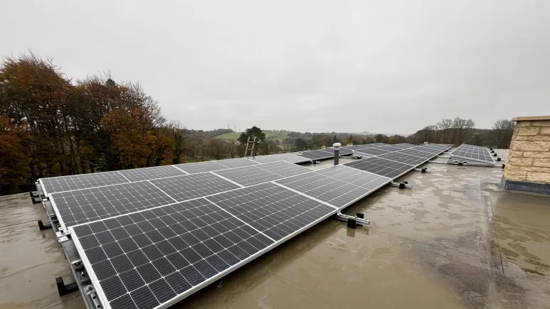 Flat Roof Solar Installation in Cheltenham