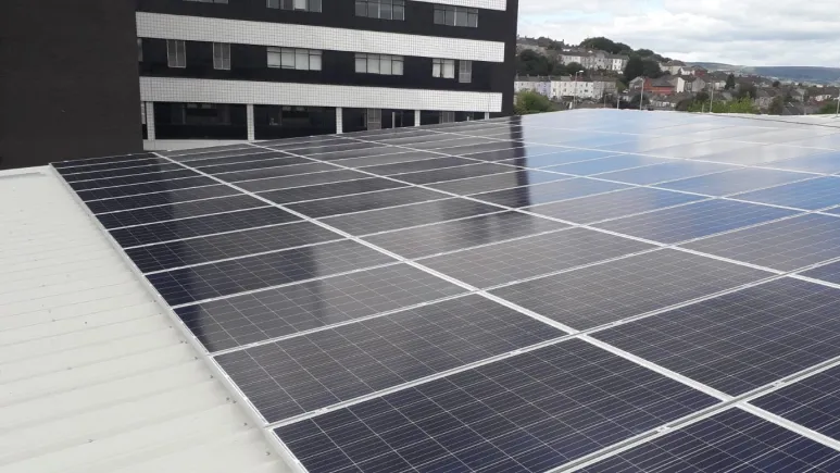 Solar PV Installation at JW Bowkett’s New Offices in Newport