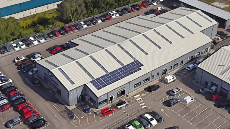 Trade Centre Wales Solar PV Installation
