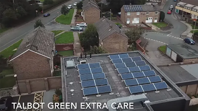 Talbot Green Extra Care Solar PV Installation