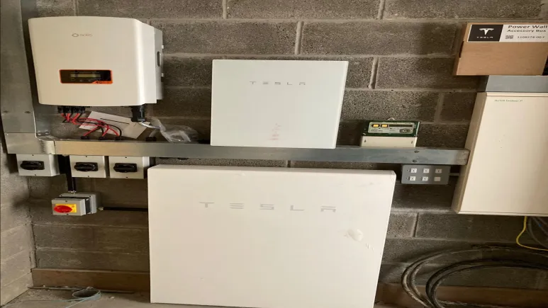 Tesla battery storage installation