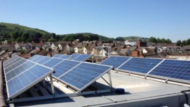 Solar power in the UK almost doubled in 2014