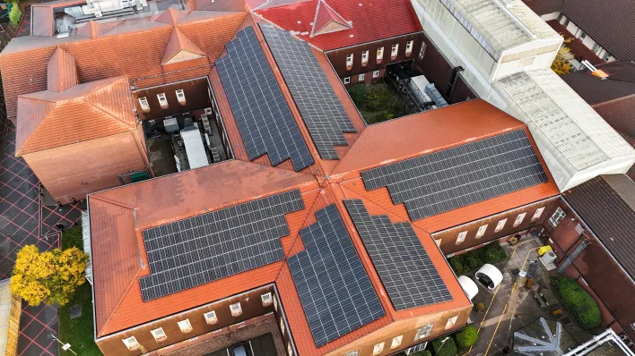 Warick Hospital New Solar PV Installation