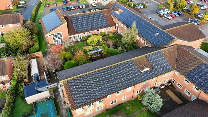 leamington spa hospital solr pv system