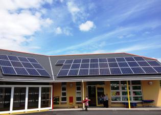 Solar Paneel installation Tycroes Primary School, Carmarthen
