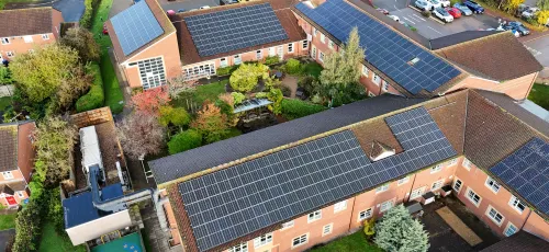 leamington spa hospital solr pv system