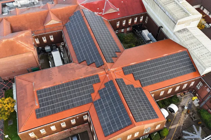 Warick Hospital New Solar PV Installation