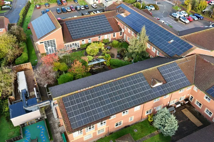 leamington spa hospital solr pv system