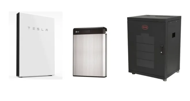 Best Solar Battery solutions - Tesla Powerwall, LG Chem RESU and BYD Battery-Box