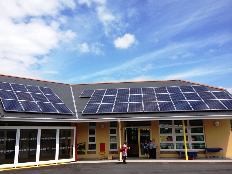 Solar Paneel installation Tycroes Primary School, Carmarthen